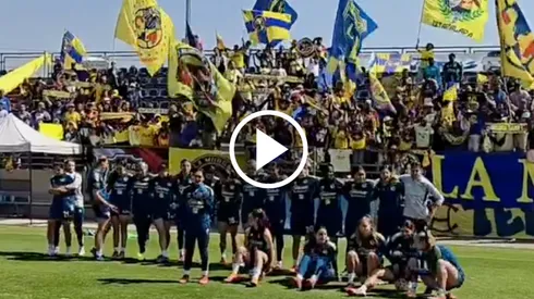 América Femenil entrenó bajo un ambiente de fiesta pura