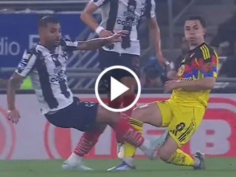 ¿Robo? La brutal entrada a Fidalgo que no fue catalogada como tarjeta roja