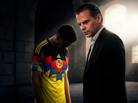 Christian Martinoli le da con todo a uno de los refuerzos del América