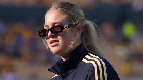 La jugadora cautivó a la afición con un gesto especial que se viralizó en internet