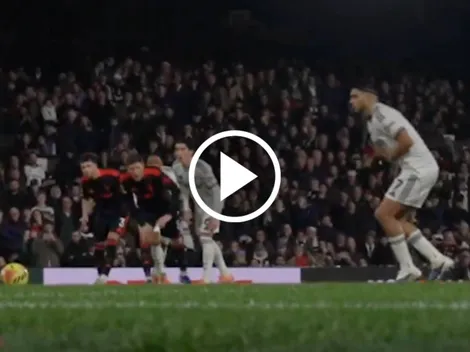 La toma que no se vio en TV del gol de Raúl Jiménez