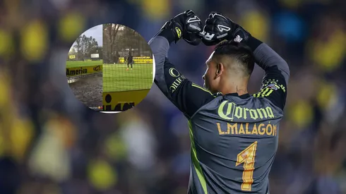 Luis Malagón la rompe con su entrenamiento en Coapa.