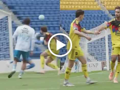 Canterano de América salva al equipo y marca un golazo en partido amistoso ante Puebla