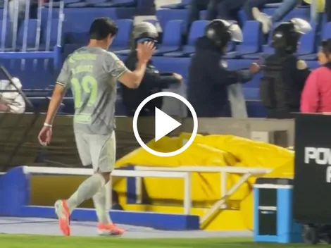 La dolorosa imagen que dejó Ramón Juárez tras ser expulsado ante San Luis