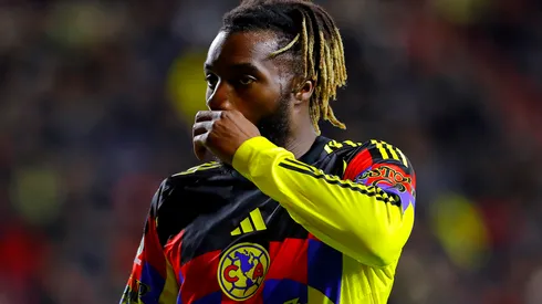 TIJUANA, MEXICO – ENERO 9: Allan Saint – Maximin del America durante el juego de la jornada 1 del Torneo Clausura 2026 de la Liga BBVA MX en el Estadio Caliente el 9 de Enero de 2026 en Tijuana, Mexico. (Foto: Gonzalo Gonzalez/JAM MEDIA)
