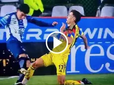 Rodrigo Dourado se llevó durísimo golpe que el árbitro dejó pasar en el Pachuca vs. América