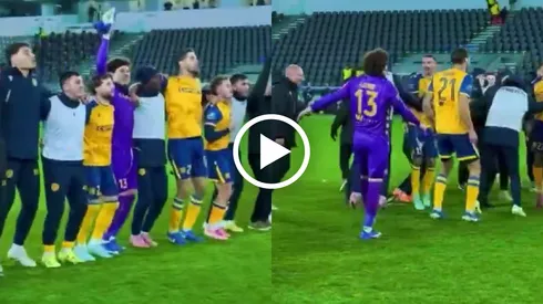 El emotivo festejo de Guillermo Ochoa tras conseguir triunfo histórico en Chipre
