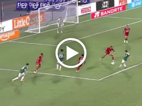 El pase de crack de Alexis Gutiérrez en el gol de México vs. Panamá