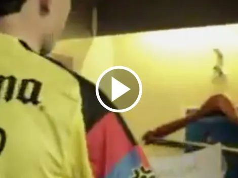 El mensaje que dejó Fidalgo en el vestidor del América