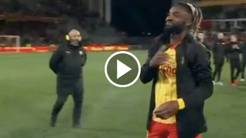 Saint-Maximin convirtió su primer gol con el Lens
