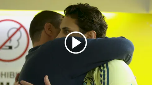 Veiga y Jardine se mostraron unidos previo al encuentro.