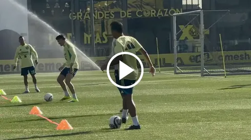 Vinicius Lima muestra su calidad en un solo entrenamiento.
