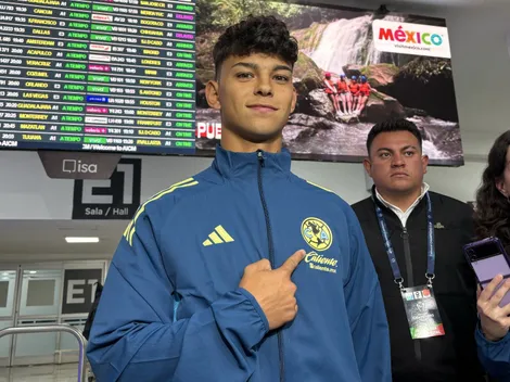 Thiago Espinosa llega a México para ser presentado como nuevo refuerzo del Club América