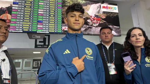 Thiago Espinosa ya llegó para integrarse al Club América.
