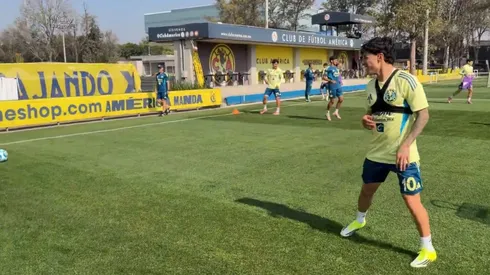 Zendejas volvió a entrenar con el América
