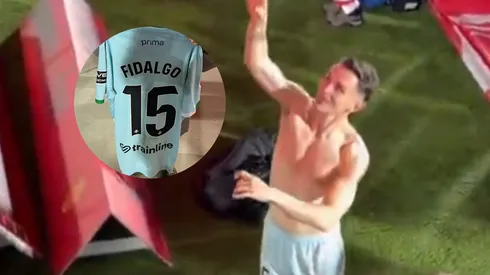 Fidalgo se lució con este gesto para un pequeño fan del Betis.
