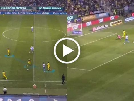 ¡Tiki-taka! El golazo de América ante Puebla con 23 pases previos a la anotación