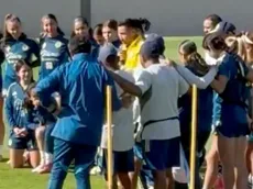 Luis Fuentes lideró la despedida de Kiana Palacios al interior de Coapa