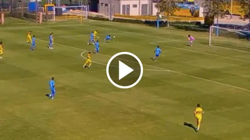 Thiago Espinosa convirtió un golazo con la Sub 21