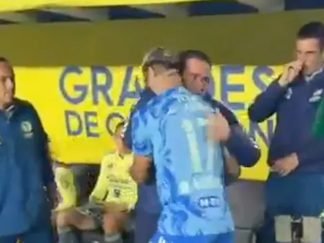 ¡Sin rencores! Así fue el efusivo saludo de Rodrigo Aguirre a sus ex-compañeros del Club América