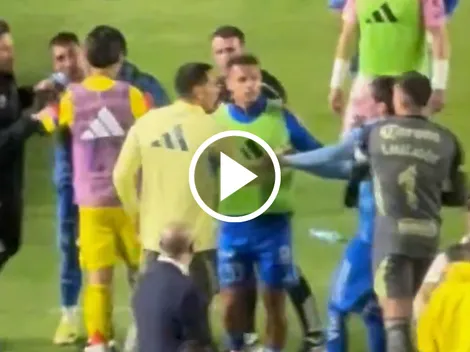 La intensa bronca entre América y Tigres que no se vio en TV