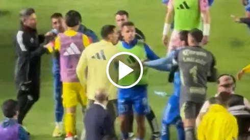 América protagonizó intensa bronca en el Ciudad de los Deportes.
