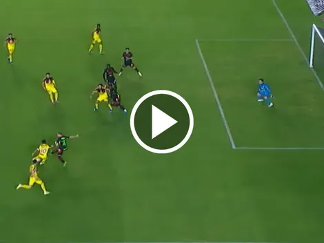 El golazo de Zendejas con el que América puso el empate ante Juárez