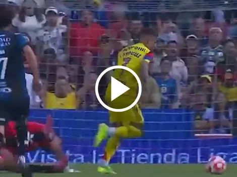 El golazo de Brian Rodríguez ante Querétaro: nadie pudo con él
