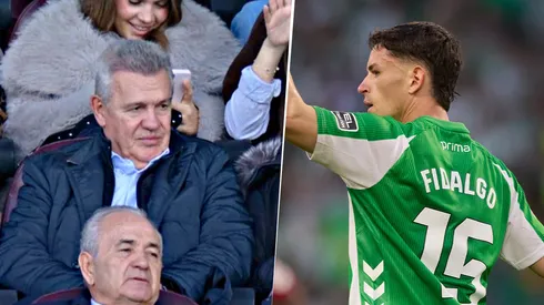 Aguirre se dio tiempo de ir a ver a Fidalgo y así lo sorprendió.