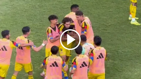 Patricio Salas recibió un gran elogio de sus compañeros.
