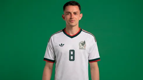 Álvaro Fidalgo así luciría con la camiseta de visita de la Selección Mexicana.
