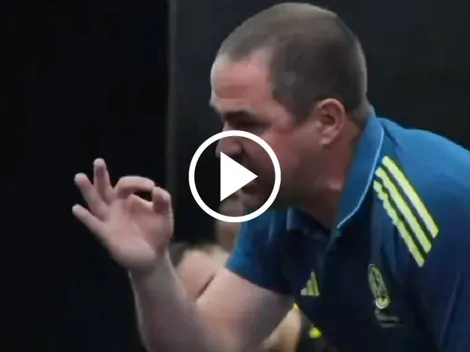 La fuerte arenga de Jardine en el vestidor del América