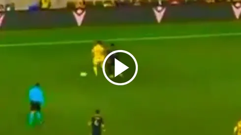 El Pato Salas inició la jugada del gol con un excelso pase.
