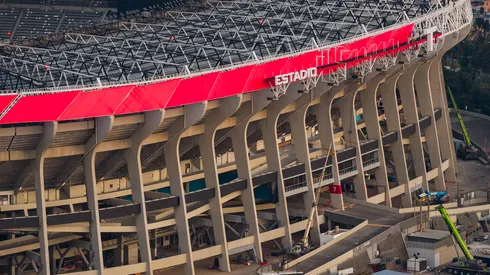 La remodelación en el Estadio Azteca, está muy cerca de llegar a su fin.
