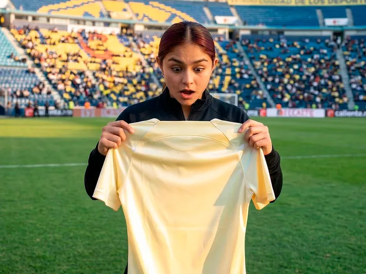 El uniforme que utilizó el América en su debut en la Queens League