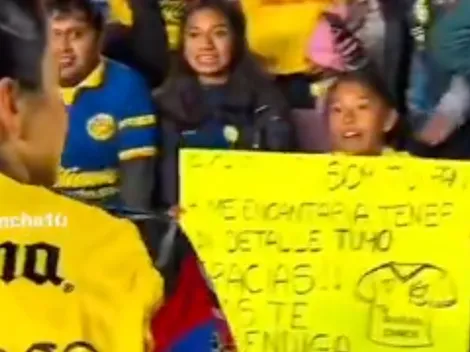 Captan el momento más tierno de Scarlett Camberos junto a una niña en la tribuna