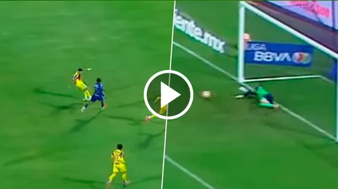 El tiro de Brian Rodríguez que casi adelanta a América vs Pumas