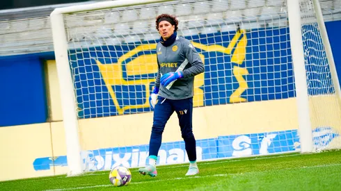 Guillermo Ochoa no tuvo actividad en el partido que disputó su equipo hoy.