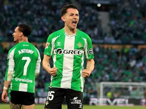 Álvaro Fidalgo borrado en el partido Athletic de Bilbao vs Real Betis