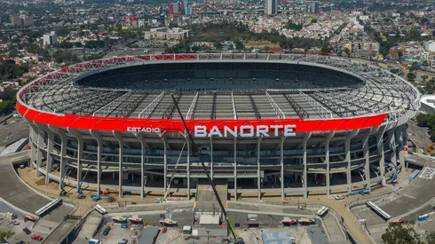 El Estadio Azteca está casi listo para su reinauguración.