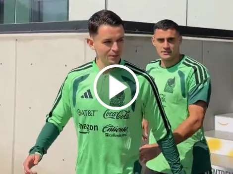 Última hora: la primera imagen de Álvaro Fidalgo con la Selección Mexicana