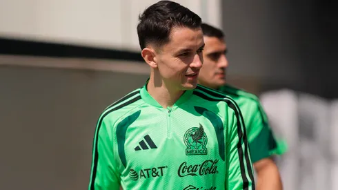 Álvaro Fidalgo por fin luce la indumentaria de la Selección Mexicana.