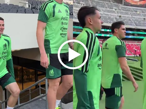 La épica reacción de Álvaro Fidalgo tras conocer el renovado Estadio Azteca