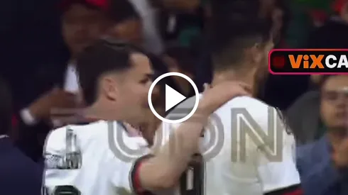 Fidalgo y Jiménez se reunieron tras finalizar el primer tiempo.