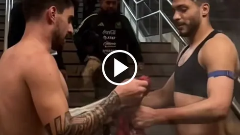 Jiménez se reencontró con sus ex compañeros.