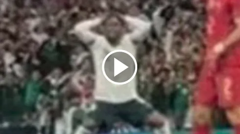 Quiñones no podía creer la que falló.