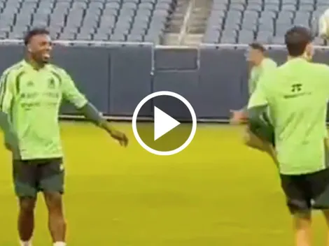 El épico video de Fidalgo con Quiñones en el Tri