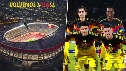 América, listo para regresar al Estadio Azteca.