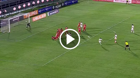 Richard Sanchez se lució con un zapatazo.