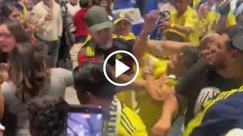 Vaya bronca la que se armó tras terminar el partido de Concachampions.